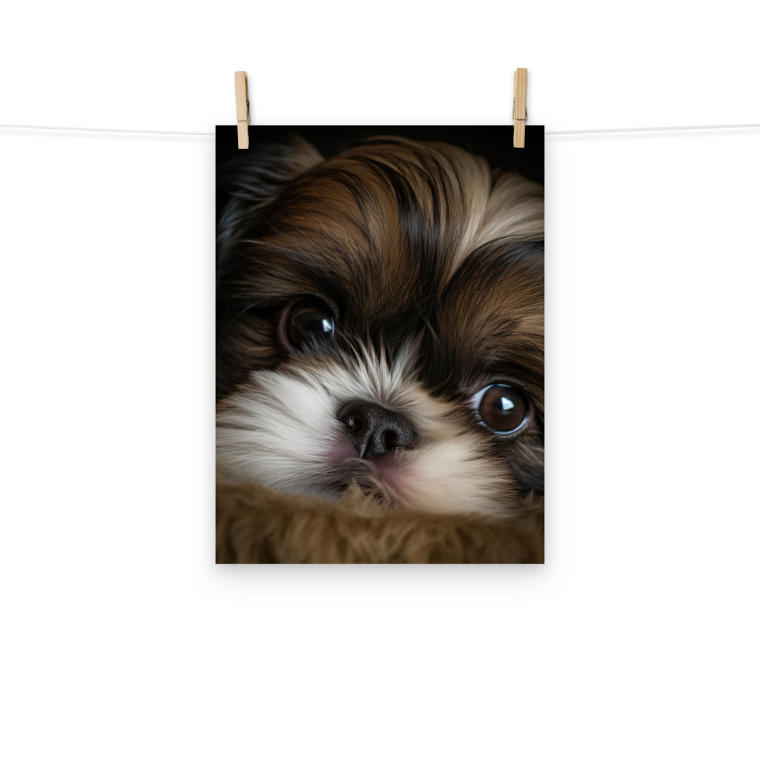 Shih Tzu Photo paper poster - PosterfyAI.com