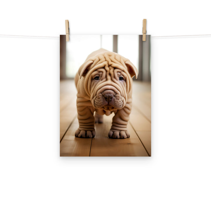 Shar Pei Photo paper poster - PosterfyAI.com