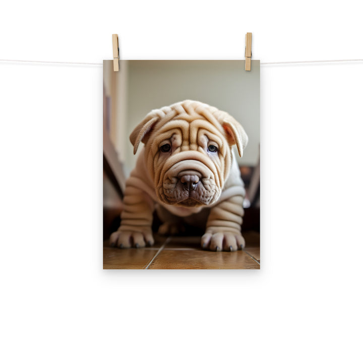 Shar Pei Photo paper poster - PosterfyAI.com