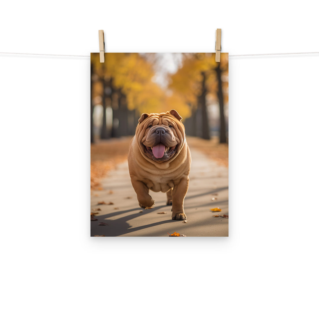 Shar Pei Photo paper poster - PosterfyAI.com