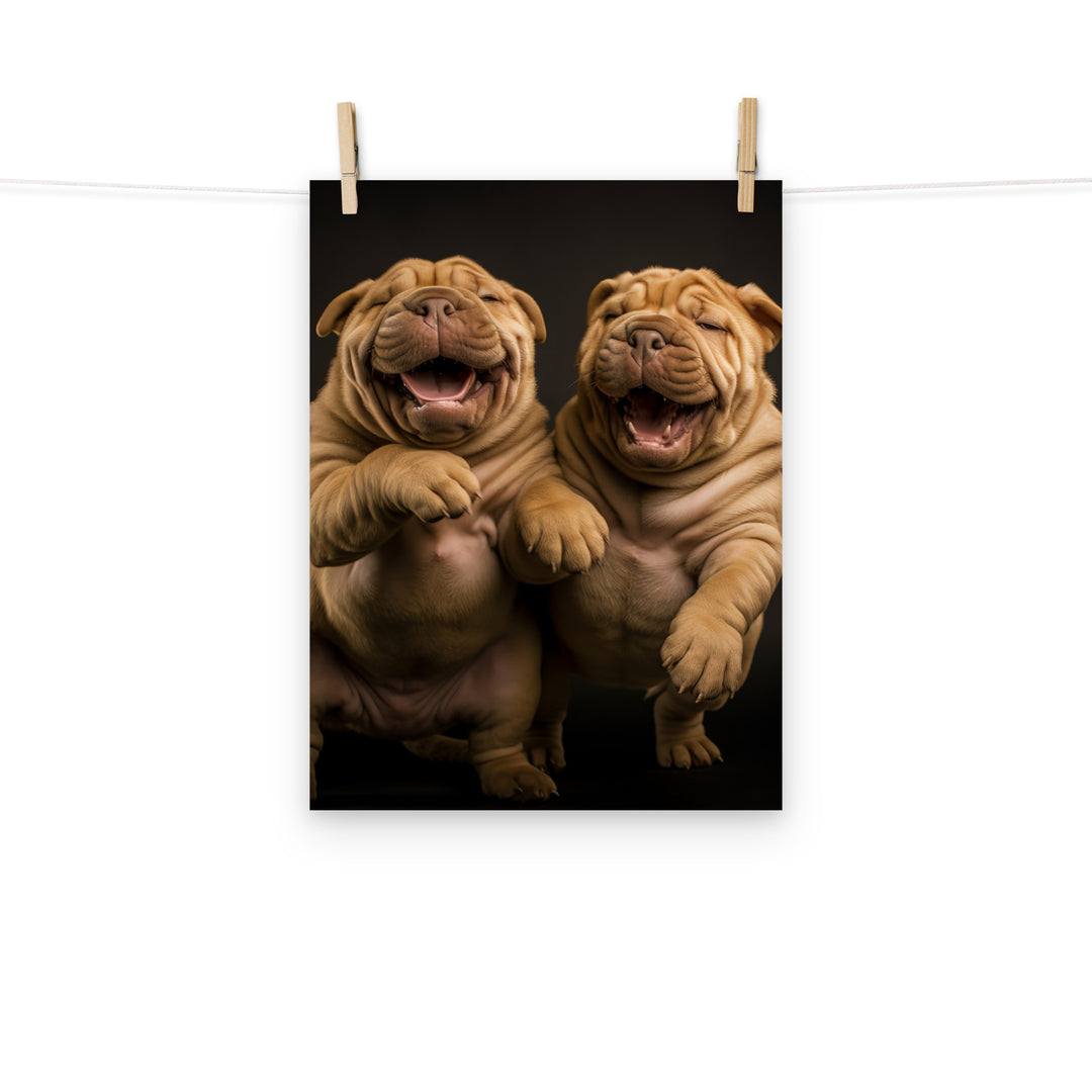 Shar Pei Photo paper poster - PosterfyAI.com