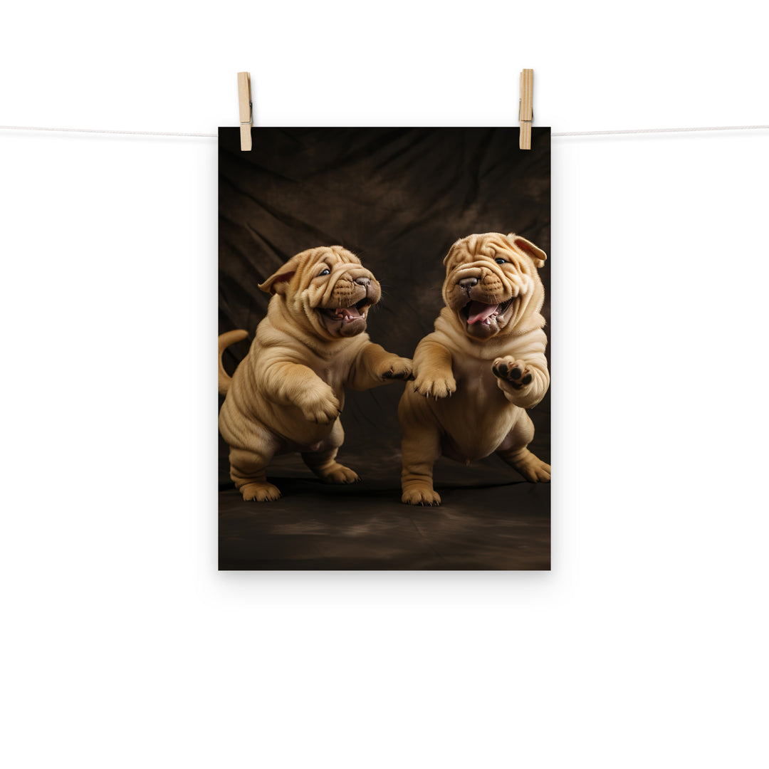 Shar Pei Photo paper poster - PosterfyAI.com