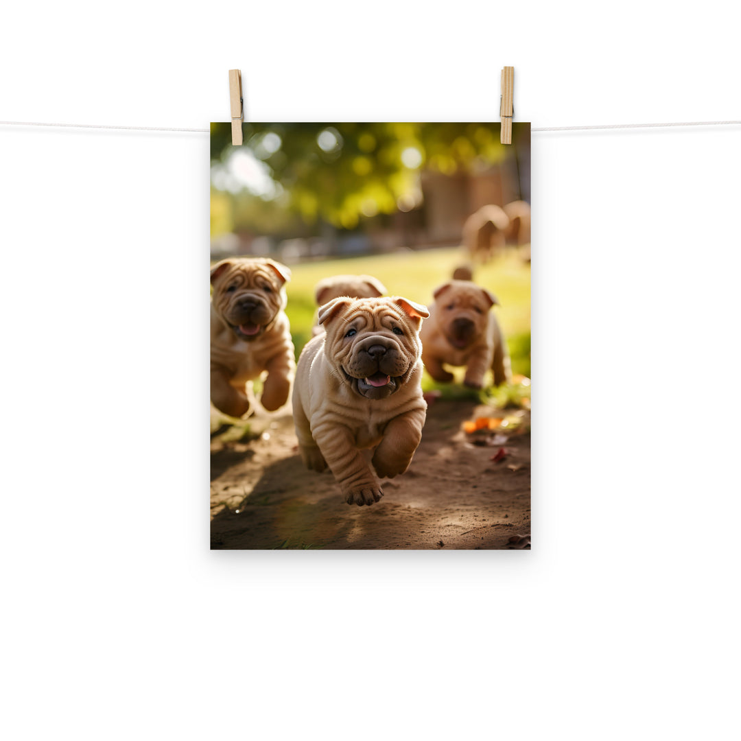 Shar Pei Photo paper poster - PosterfyAI.com