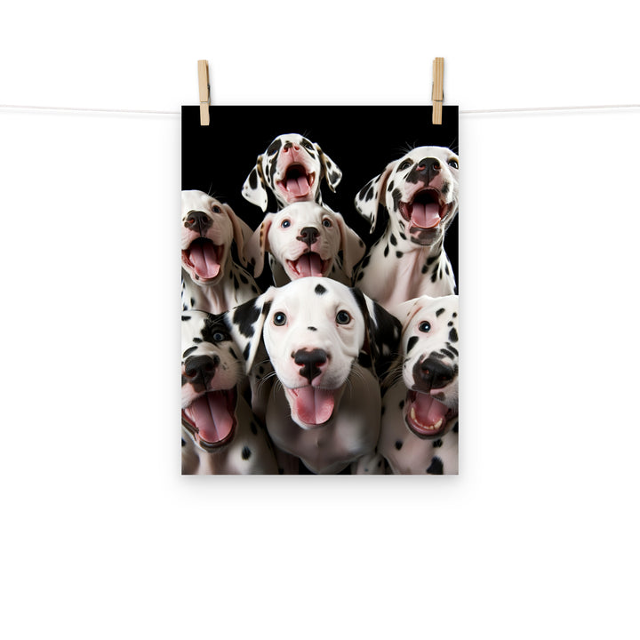 Dalmatian Photo paper poster - PosterfyAI.com