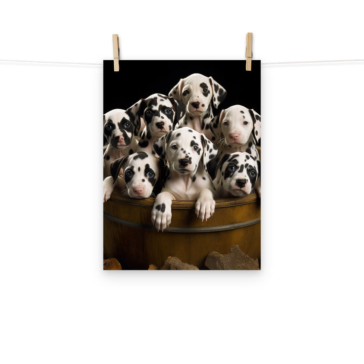 Dalmatian Photo paper poster - PosterfyAI.com