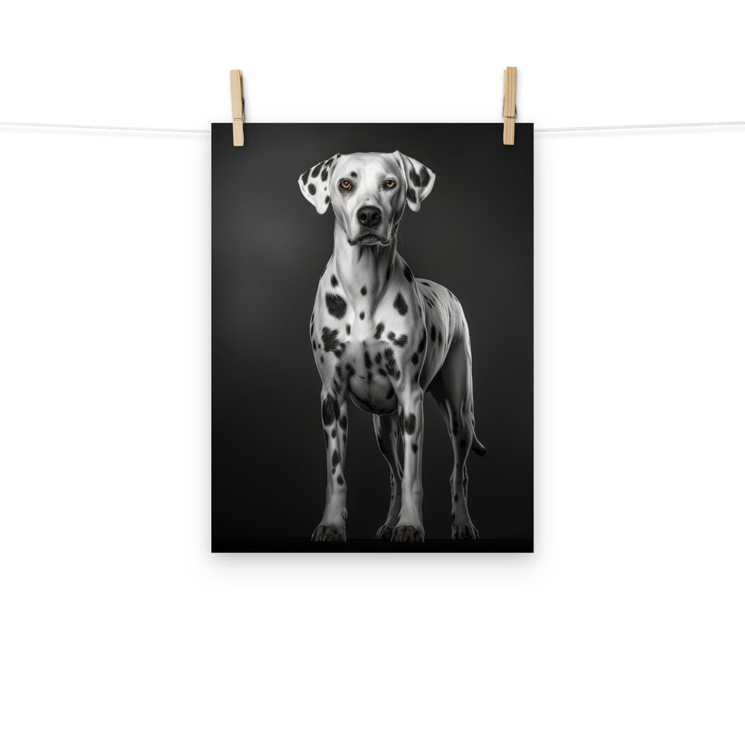 Dalmatian Photo paper poster - PosterfyAI.com