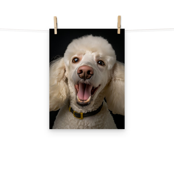 Poodle Photo paper poster - PosterfyAI.com