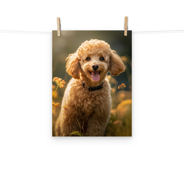 Poodle Photo paper poster - PosterfyAI.com