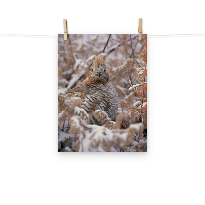 Grouse Photo paper poster - PosterfyAI.com