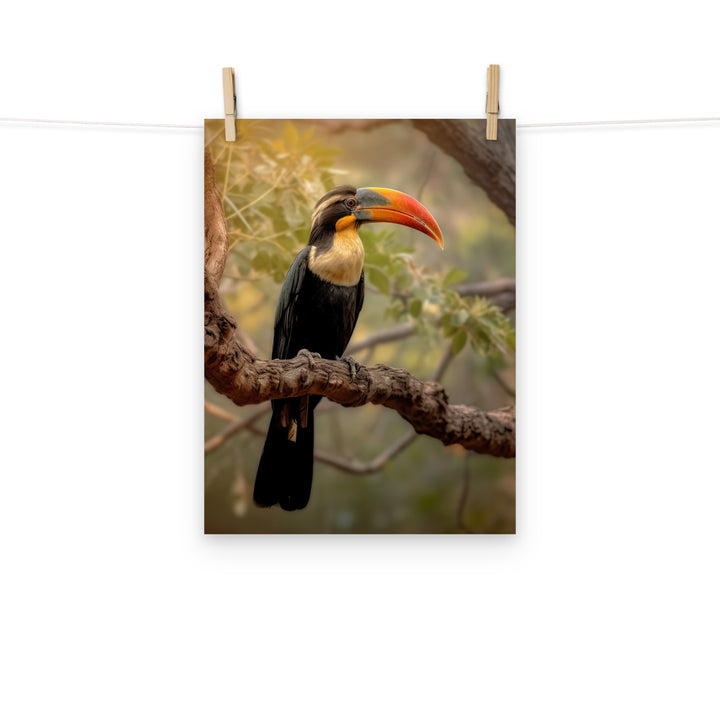 Hornbill Photo paper poster - PosterfyAI.com