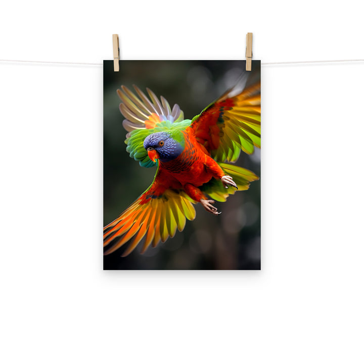 Lorikeet Photo paper poster - PosterfyAI.com