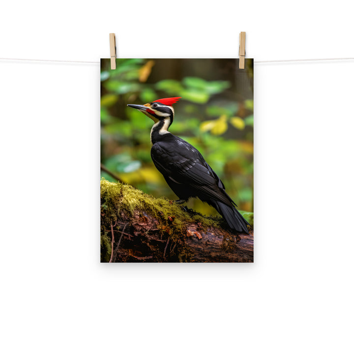 Woodpecker Photo paper poster - PosterfyAI.com