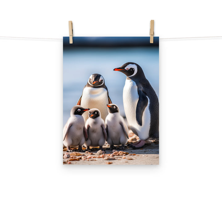 Penguin Photo paper poster - PosterfyAI.com