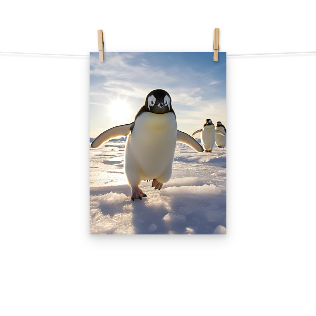 Penguin Photo paper poster - PosterfyAI.com