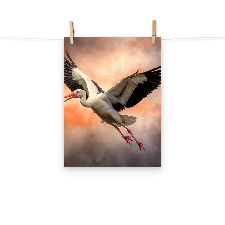 Stork Photo paper poster - PosterfyAI.com