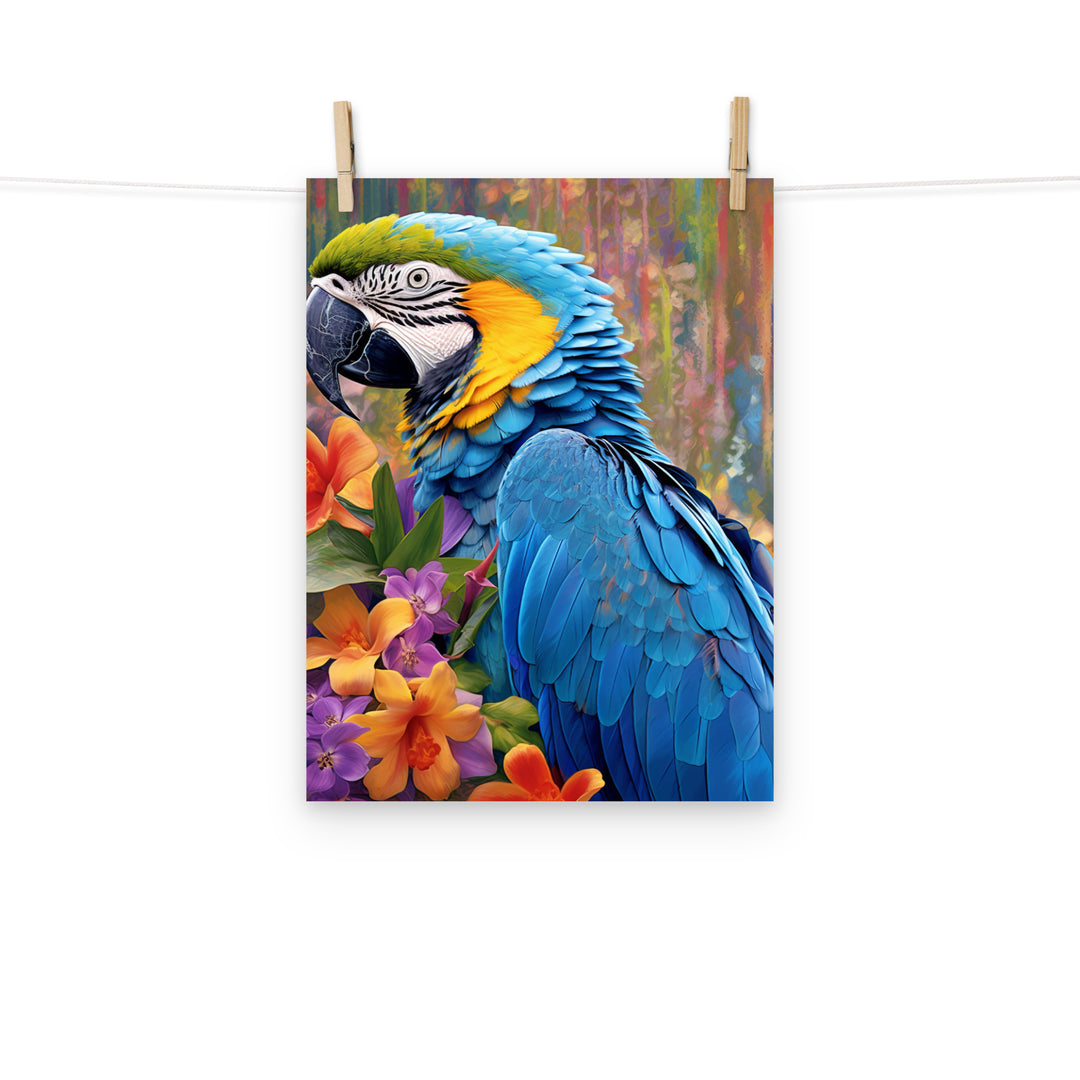 Macaw Photo paper poster - PosterfyAI.com