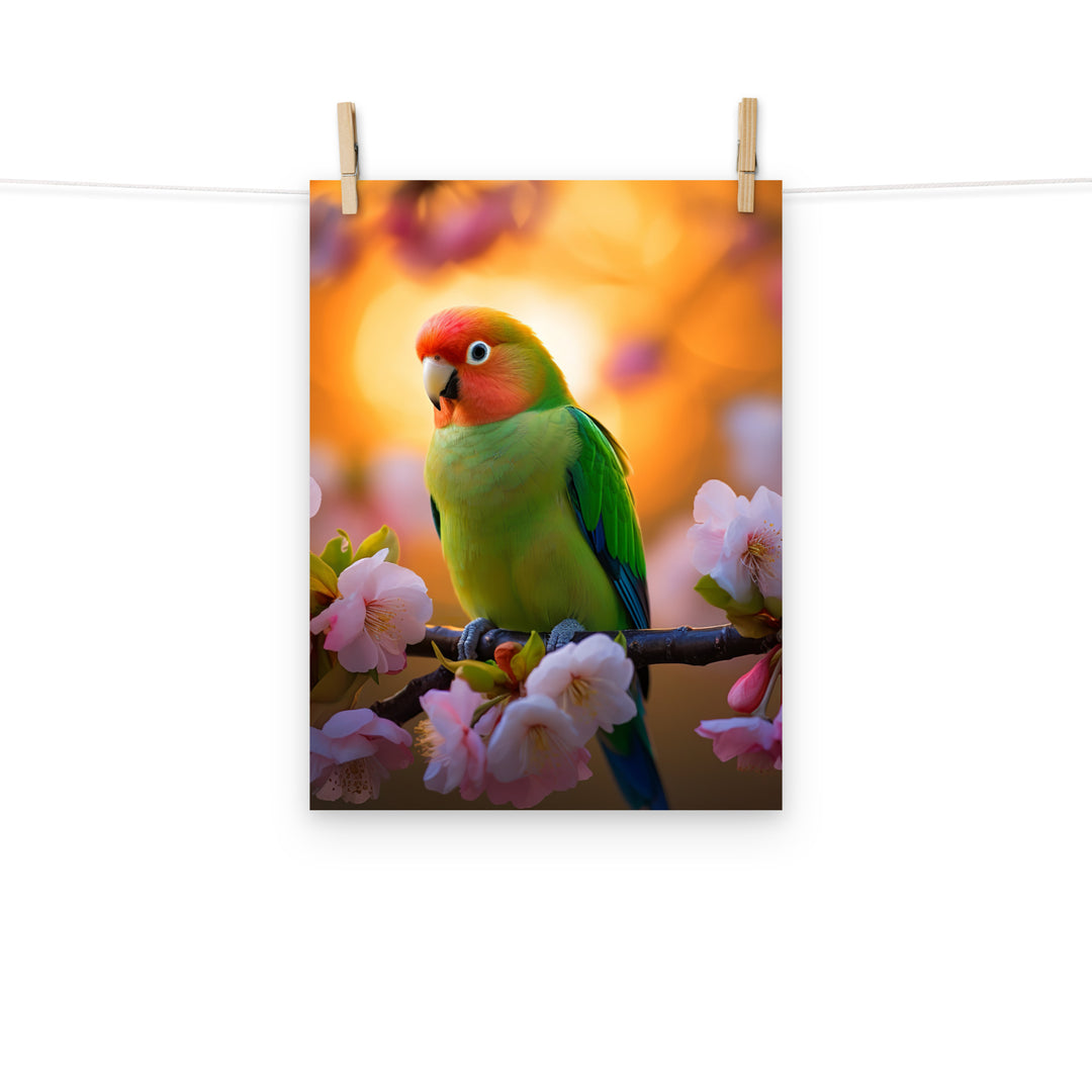 Lovebird Photo paper poster - PosterfyAI.com