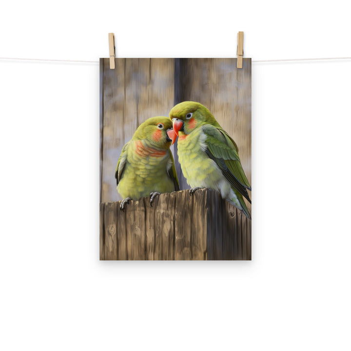 Lovebird Photo paper poster - PosterfyAI.com