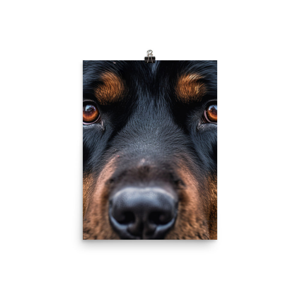 Rottweiler Photo paper poster - PosterfyAI.com