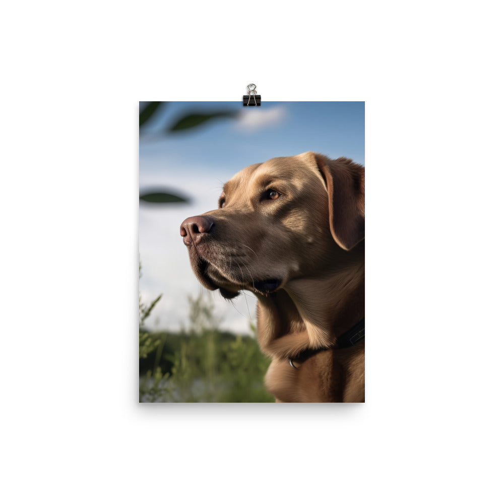 Weimaraner Photo paper poster - PosterfyAI.com