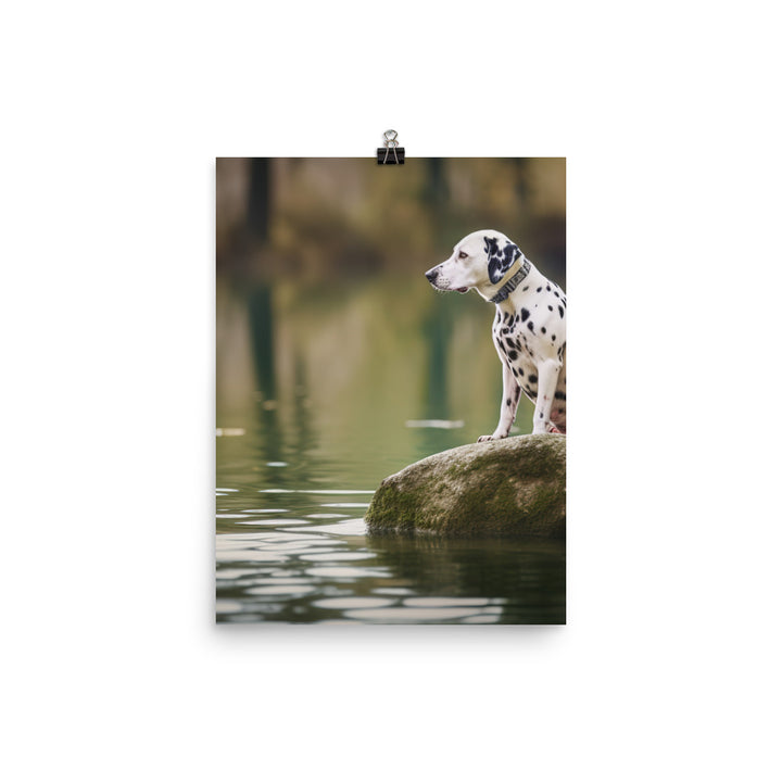 Dalmatian Daydream Photo paper poster - PosterfyAI.com