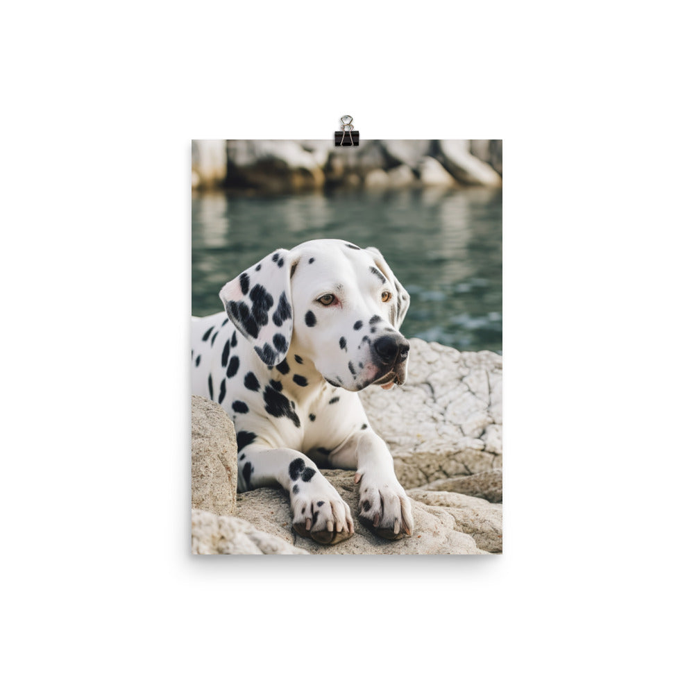 Dalmatian Daydream Photo paper poster - PosterfyAI.com