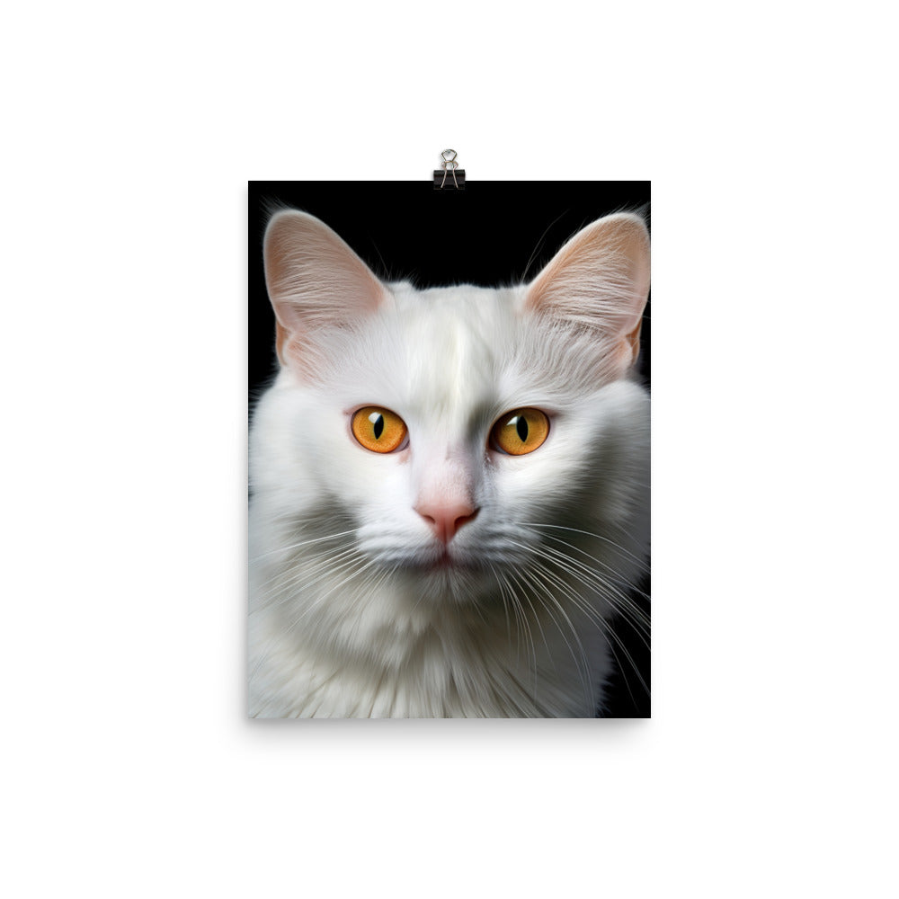 Spirit of Turkish Van Cat Photo paper poster - PosterfyAI.com