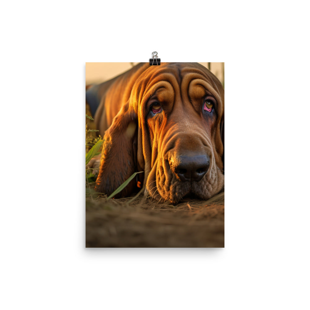 Bloodhounds Journey Photo paper poster - PosterfyAI.com