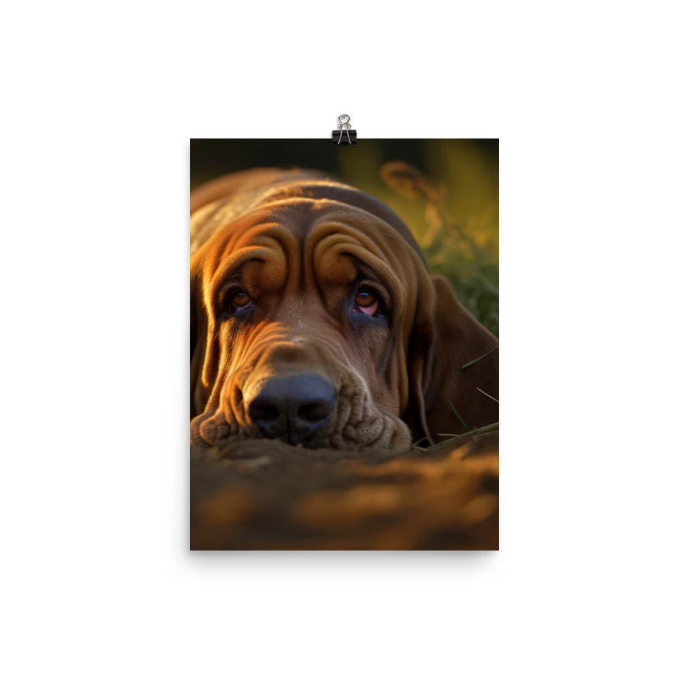 Bloodhounds Journey Photo paper poster - PosterfyAI.com