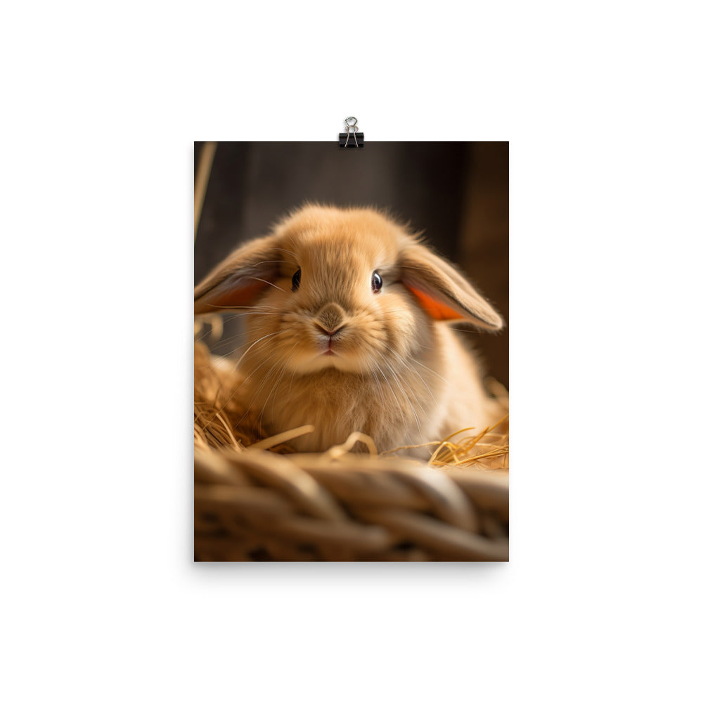 American Fuzzy Lop Photo paper poster - PosterfyAI.com