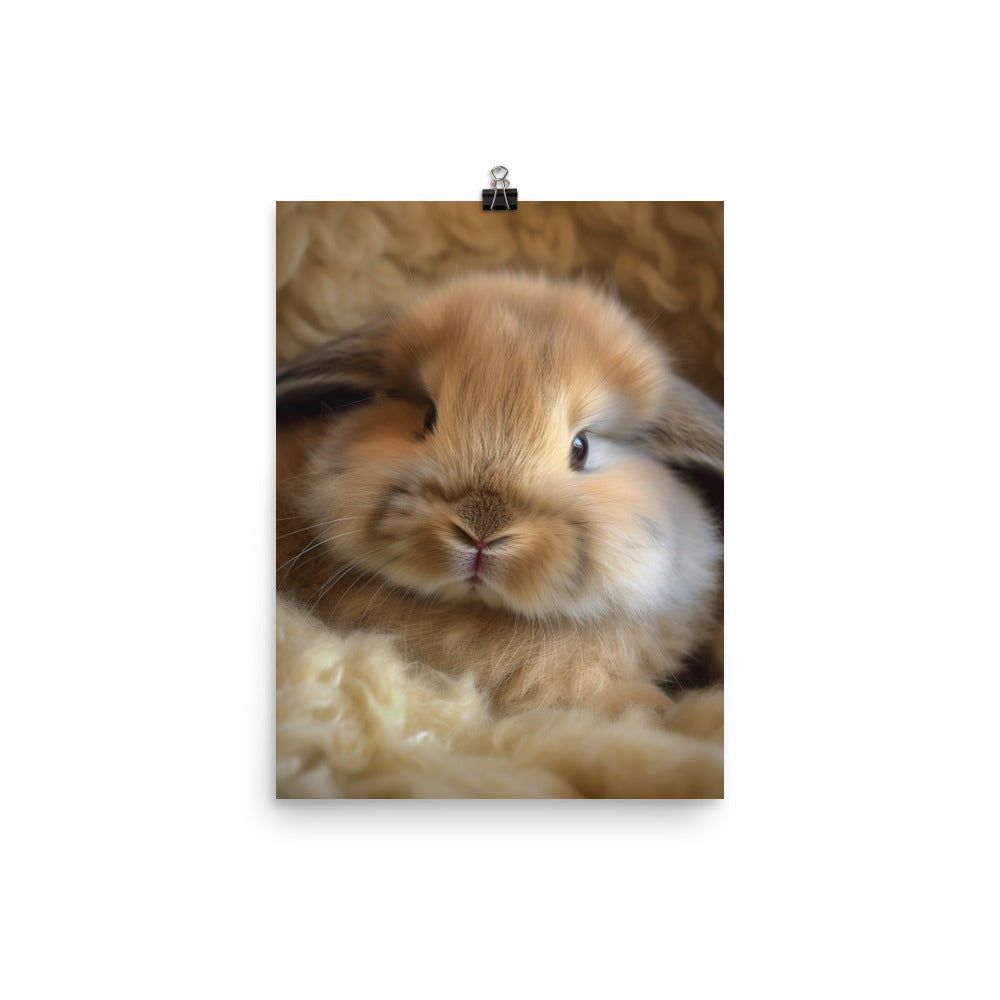 American Fuzzy Lop Photo paper poster - PosterfyAI.com