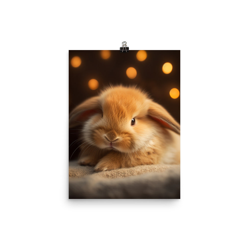 American Fuzzy Lop Photo paper poster - PosterfyAI.com