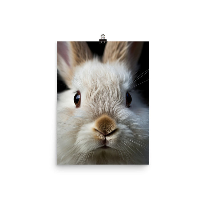 Charming Jersey Wooly Bunny Photo paper poster - PosterfyAI.com