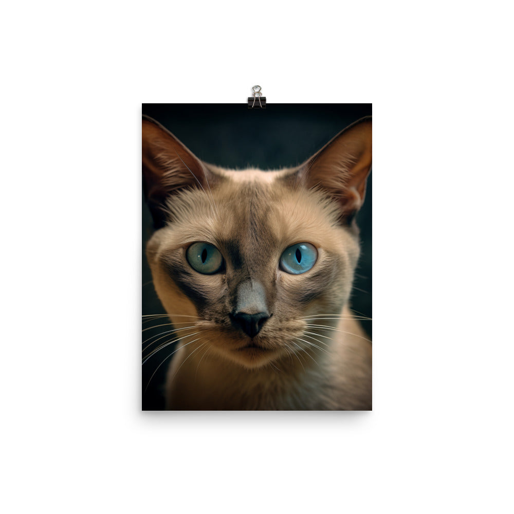 World of Tonkinese Cat Photo paper poster - PosterfyAI.com