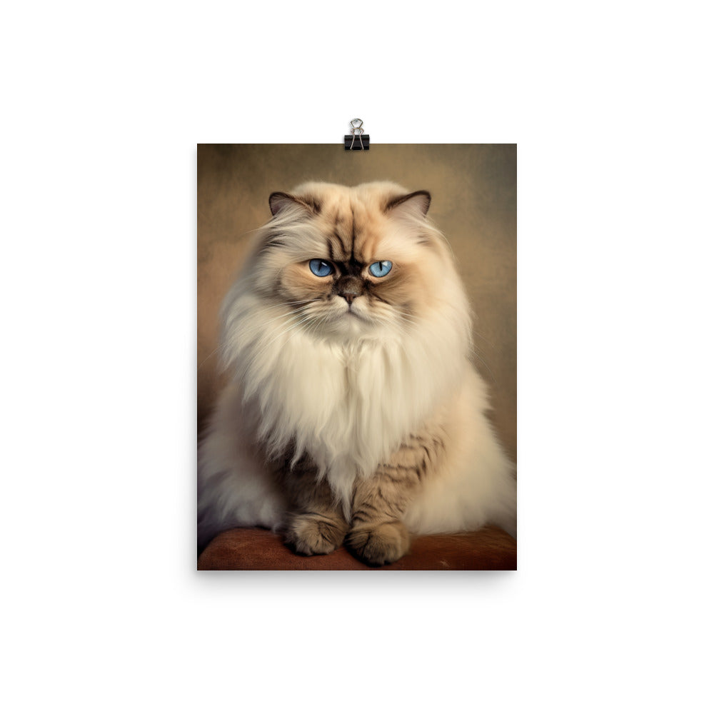 Dignified Aura of Himalayan Cat Photo paper poster - PosterfyAI.com