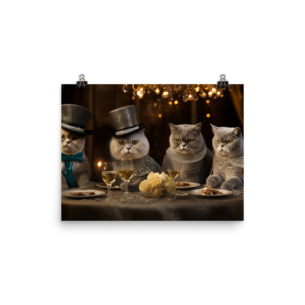 Exotic Shorthair Photo paper poster - PosterfyAI.com