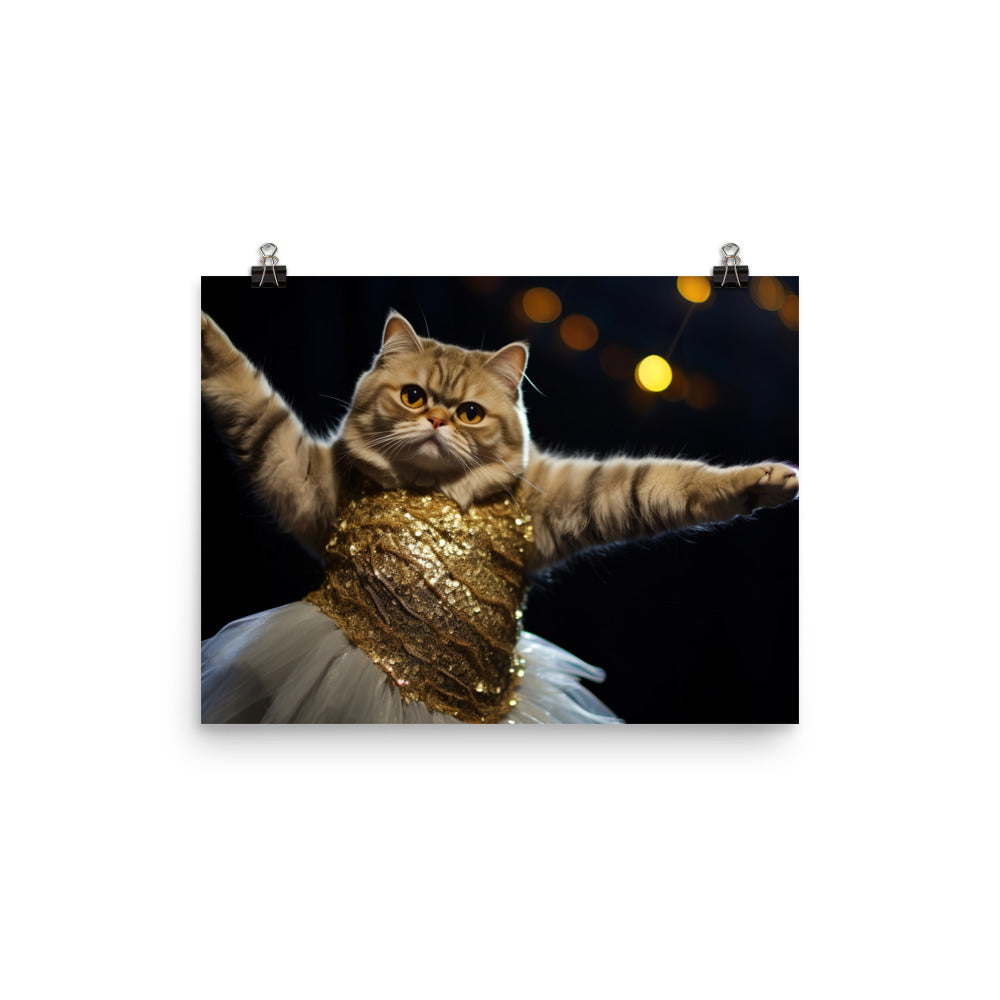 Exotic Shorthair Photo paper poster - PosterfyAI.com