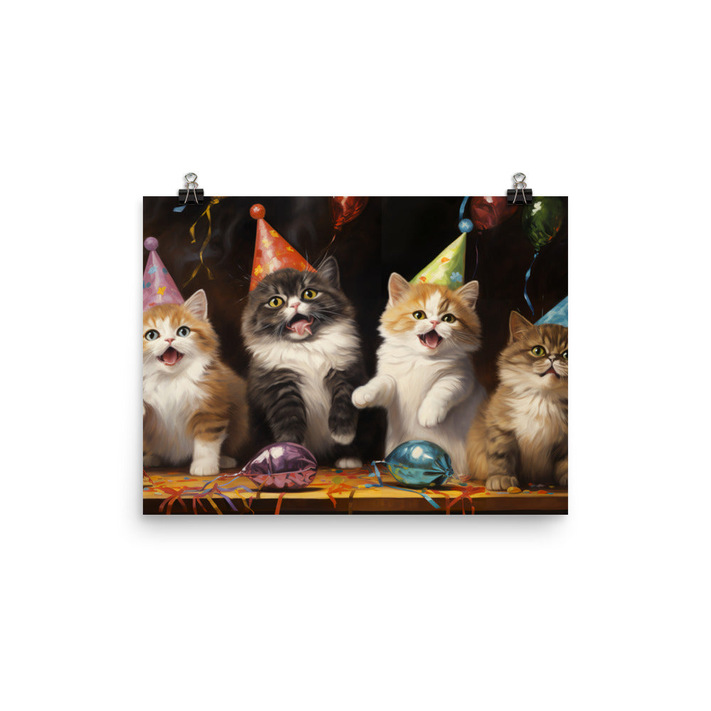 Exotic Shorthair Photo paper poster - PosterfyAI.com