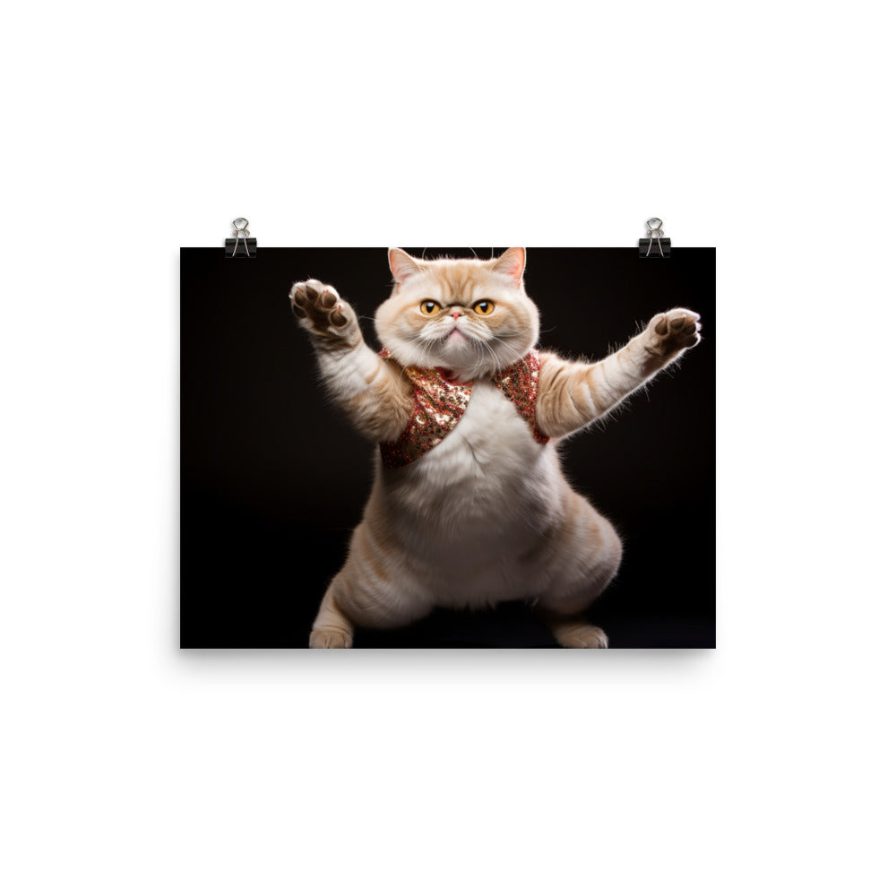 Exotic Shorthair Photo paper poster - PosterfyAI.com