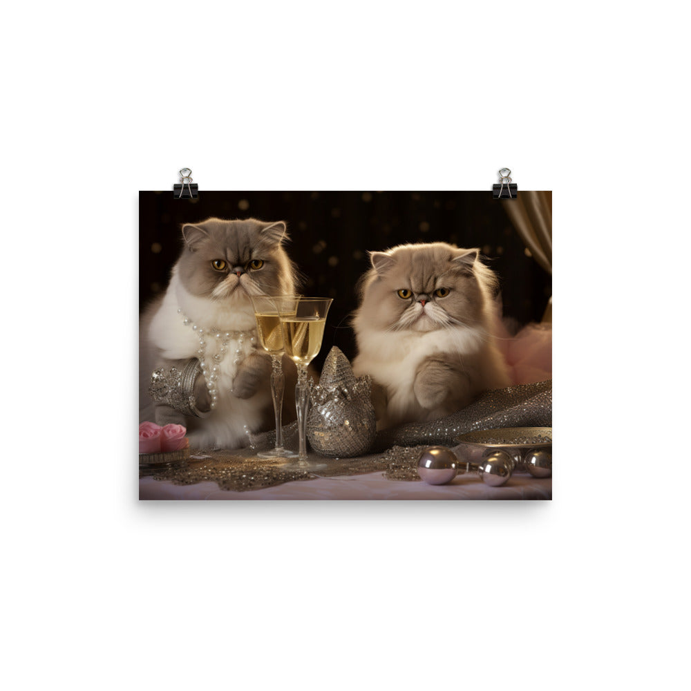 Exotic Shorthair Photo paper poster - PosterfyAI.com