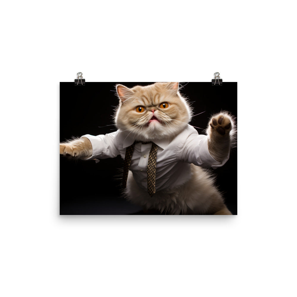 Exotic Shorthair Photo paper poster - PosterfyAI.com