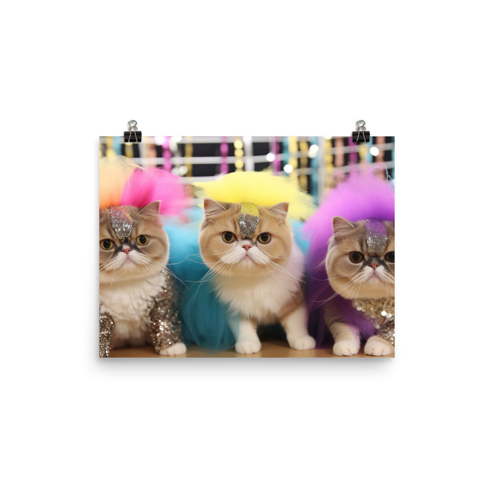 Exotic Shorthair Photo paper poster - PosterfyAI.com