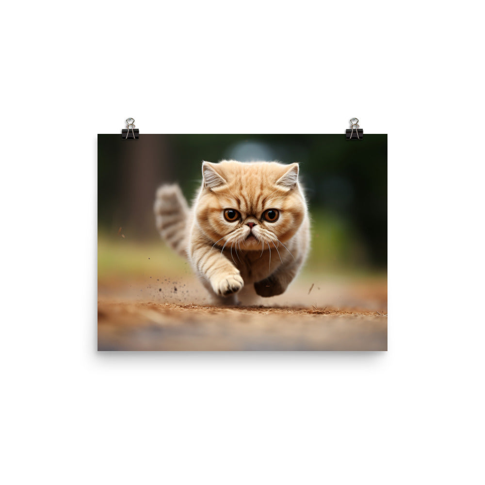 Exotic Shorthair Photo paper poster - PosterfyAI.com