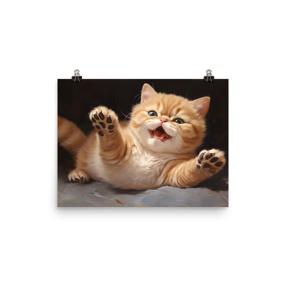 Exotic Shorthair Photo paper poster - PosterfyAI.com