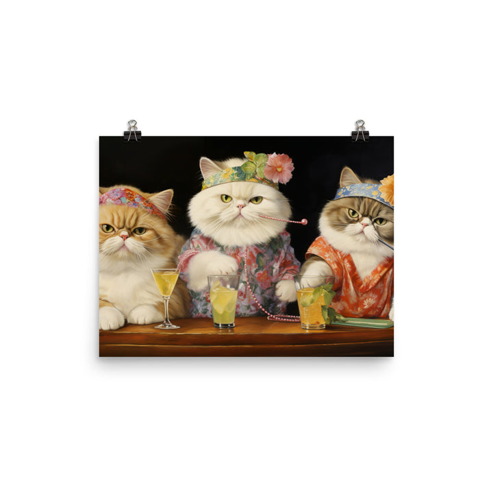 Exotic Shorthair Photo paper poster - PosterfyAI.com