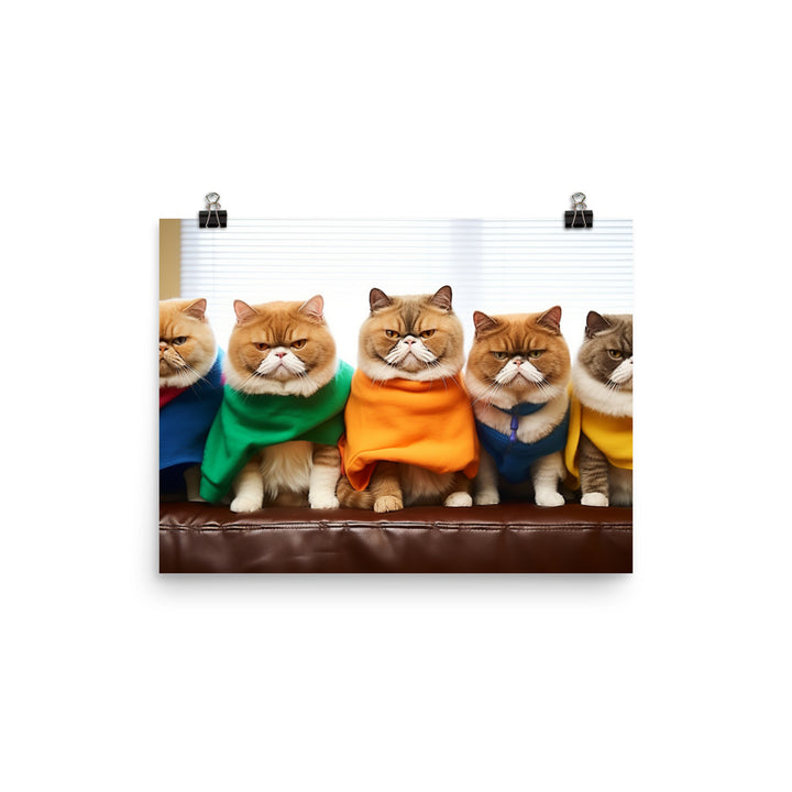 Exotic Shorthair Photo paper poster - PosterfyAI.com