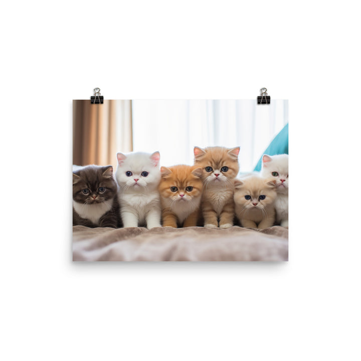 Exotic Shorthair Photo paper poster - PosterfyAI.com