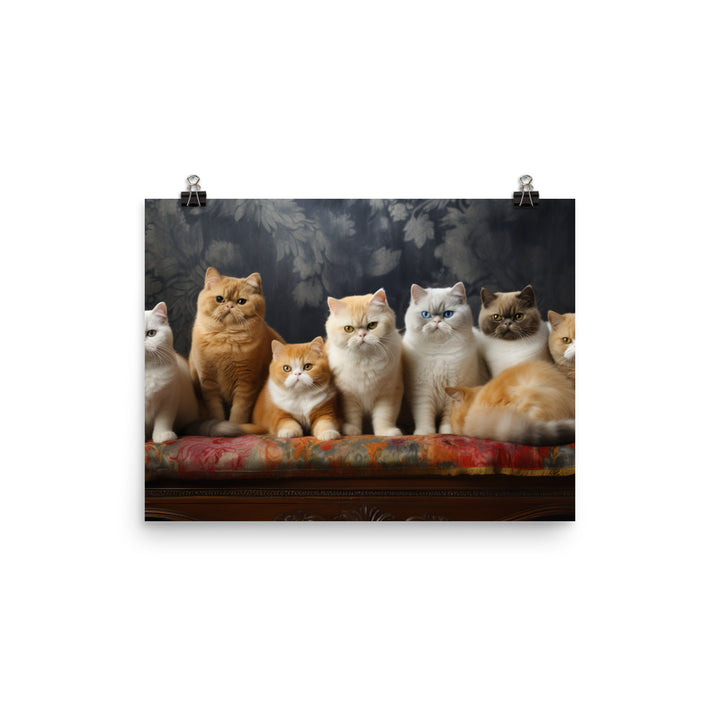 Exotic Shorthair Photo paper poster - PosterfyAI.com