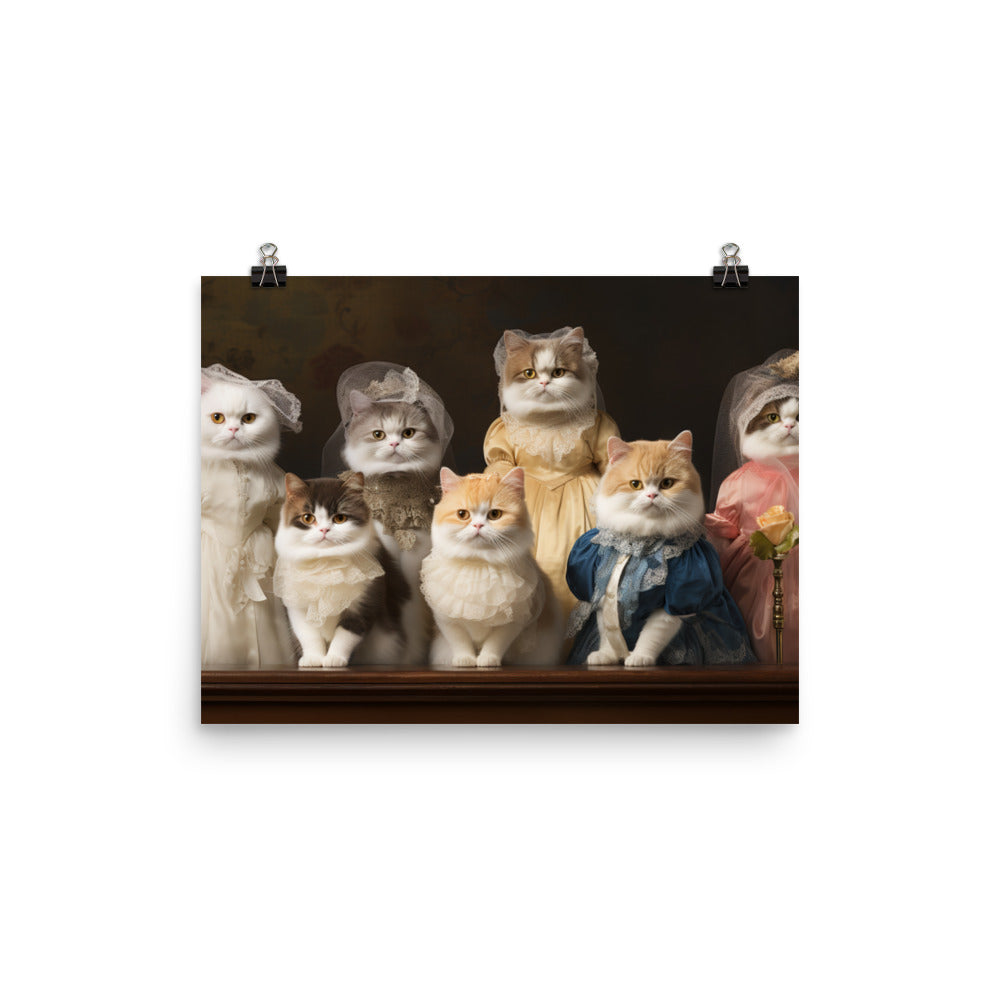 Exotic Shorthair Photo paper poster - PosterfyAI.com