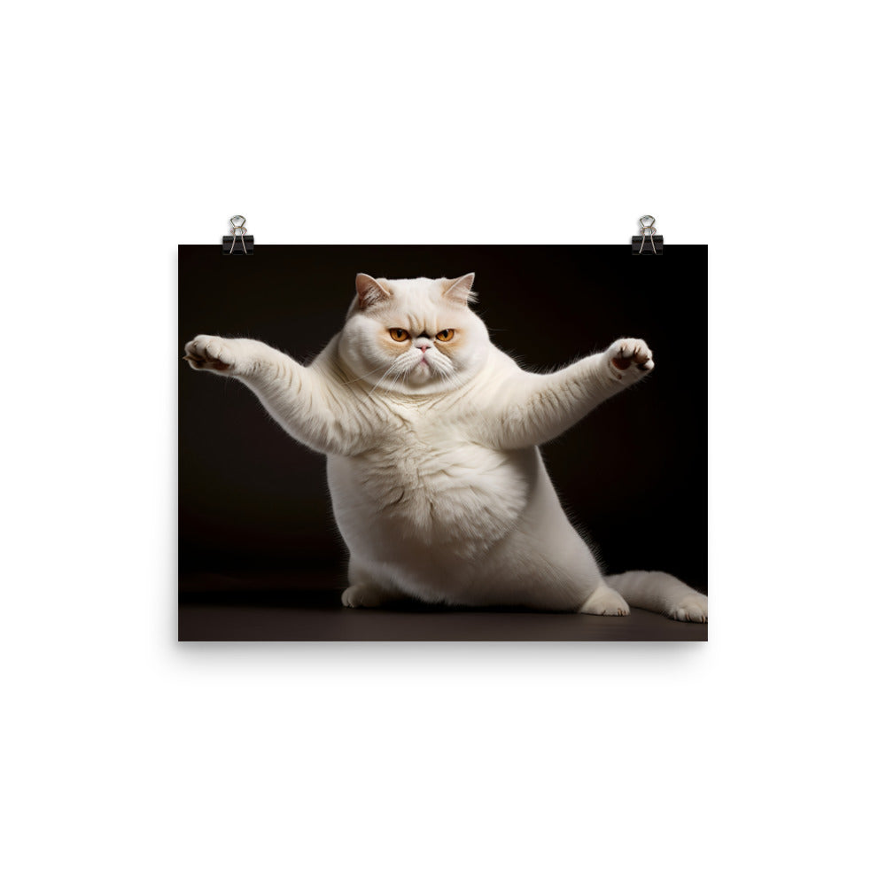 Exotic Shorthair Photo paper poster - PosterfyAI.com